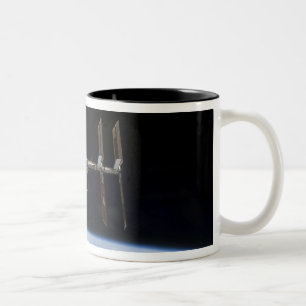 Internationale Weltraumstation 9 Zweifarbige Tasse