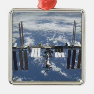 Internationale Weltraumstation in Bahn 2 Ornament Aus Metall