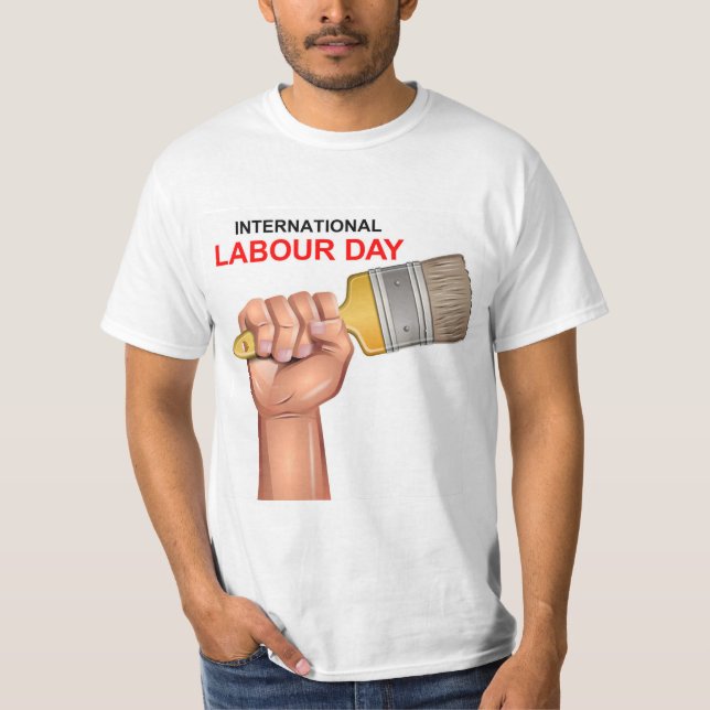 Internationaler Arbeitstag - T - Shirt (Vorderseite)