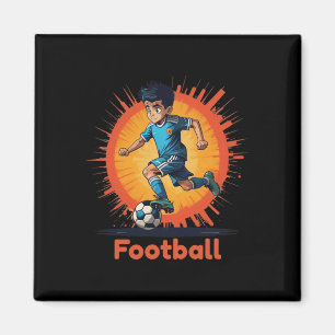 Internationaler Athletischer Fußballspieler  Magnet