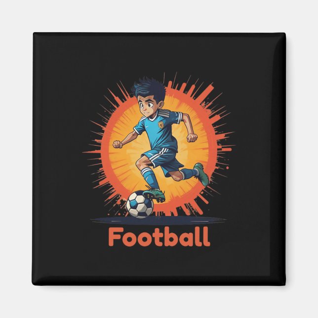 Internationaler Athletischer Fußballspieler  Magnet (Vorne)