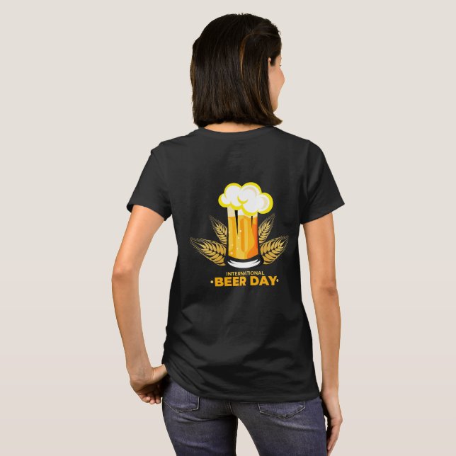 Internationaler Biertag T-Shirt (Schwarz voll)