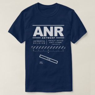 Internationaler Flughafen Antwerpen ANR T - Shirt