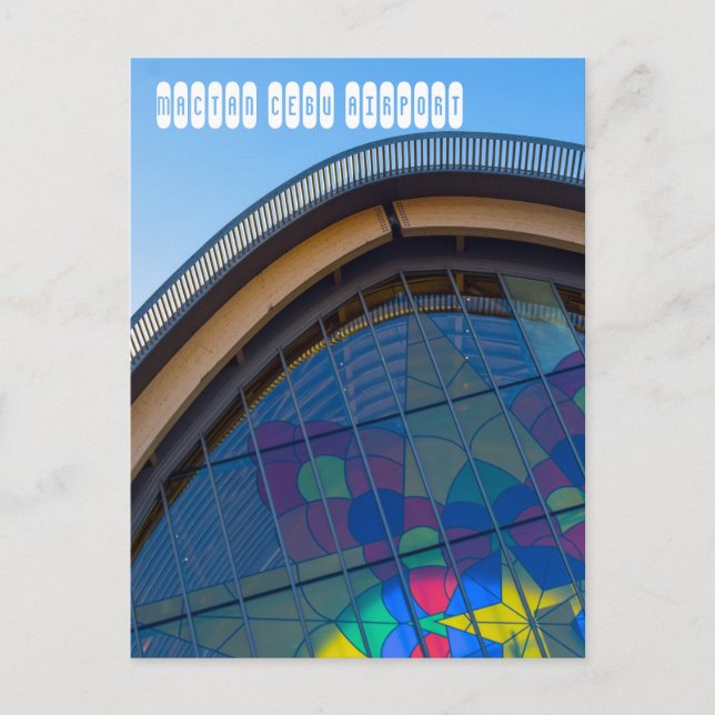 Internationaler Flughafen Mactan Cebu Postkarte (Vorderseite)