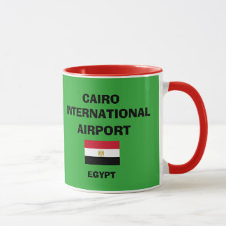 Internationaler Flughafen-Tasse Kairos Tasse