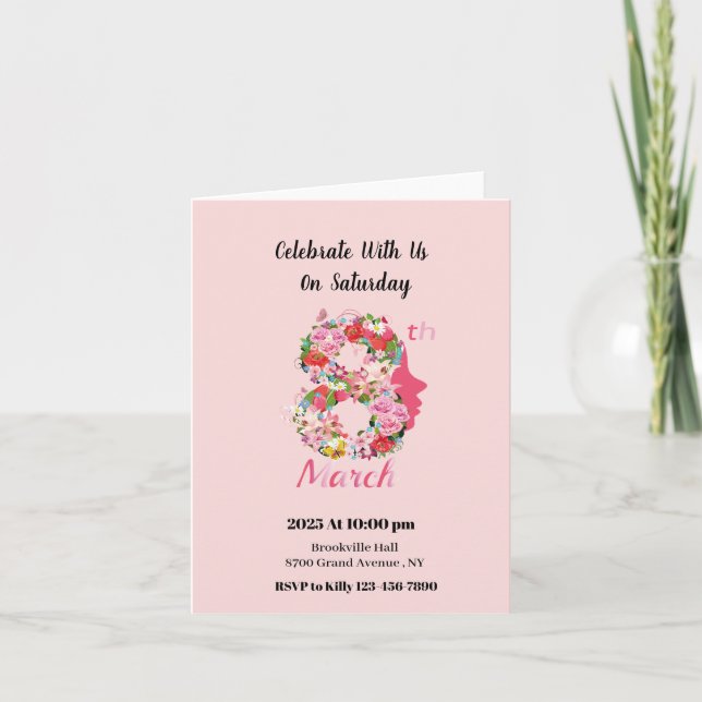 Internationaler Frauentag 08 2025 Einladung (Vorderseite)