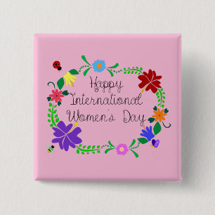 Internationaler Frauentag 2021 Button