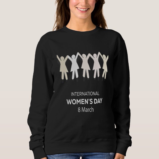Internationaler Frauentag 2022 3 Sweatshirt (Vorderseite)