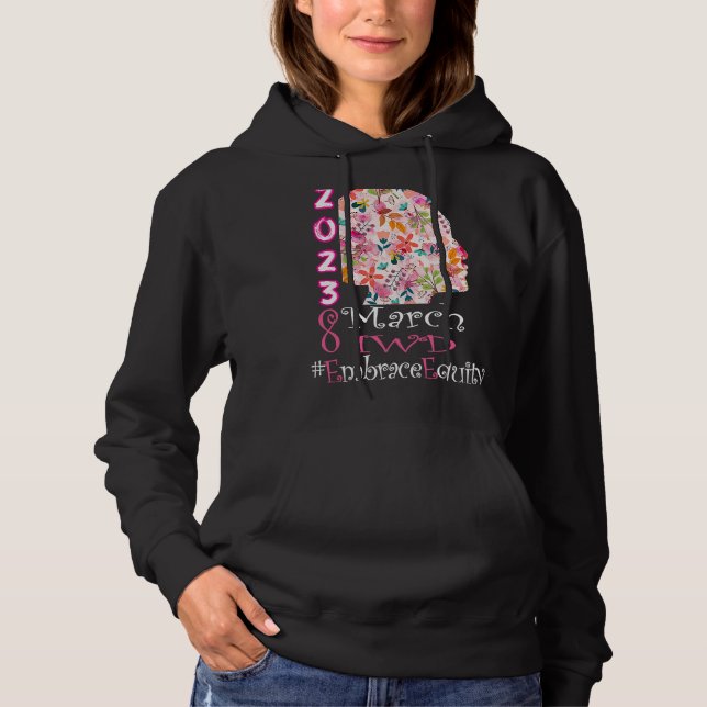 Internationaler Frauentag 2023: Eigenkapitalquote  Hoodie (Vorderseite)