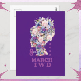 Internationaler Frauentag 2025: Feminini feiern Postkarte