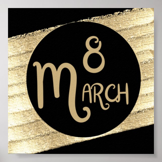 Internationaler Frauentag 2025: Feministin feiern Poster (Vorne)