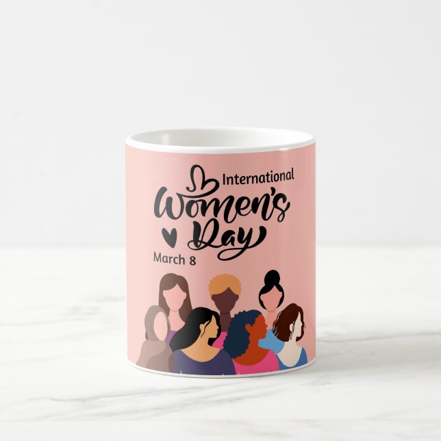 Internationaler Frauentag 2025 Kaffeetasse (Mittel)