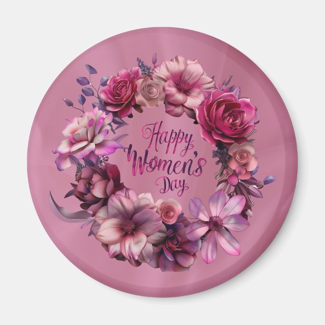 Internationaler Frauentag 2025 Magnet (Vorne)