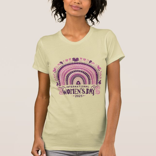 Internationaler Frauentag 2025 Shirt, 8 März T-Shirt (Vorderseite)