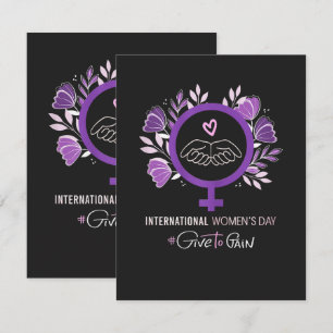 Internationaler Frauentag 2026 8. März Dankeskarte