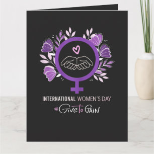 Internationaler Frauentag 2026 8. März Dankeskarte