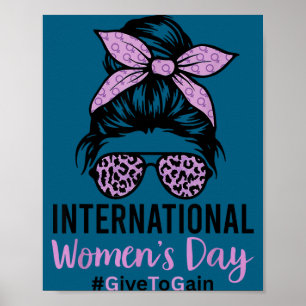 Internationaler Frauentag 2026 8. März iwd geben Poster