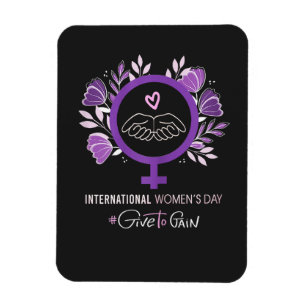Internationaler Frauentag 2026 8. März Magnet
