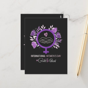 Internationaler Frauentag 2026 8. März Postkarte