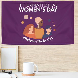 Internationaler Frauentag 2026 Die Waage ins Gleic Banner
