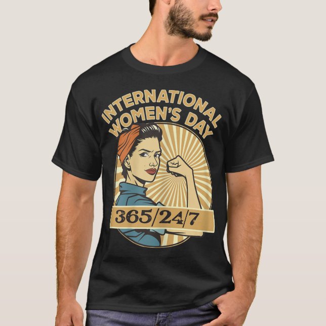 Internationaler Frauentag 8 März 2023 T-Shirt (Vorderseite)