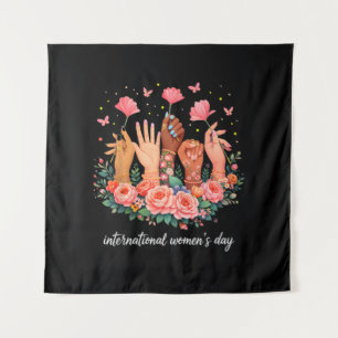 Internationaler Frauentag 8. März 2026 Wandteppich