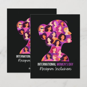 Internationaler Frauentag 8. März Feiertagskarte