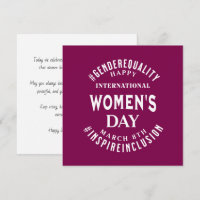 Internationaler Frauentag | 8. März Gleichberechti