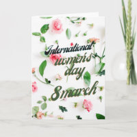 Internationaler Frauentag 8 März