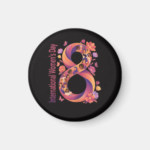 Internationaler Frauentag 8. März Magnet
