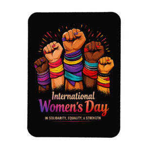 Internationaler Frauentag 8. März Magnet