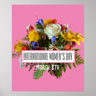 INTERNATIONALER FRAUENTAG 8. MÄRZ POSTER