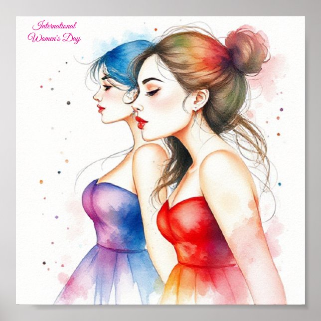 Internationaler Frauentag 8 März Poster (Vorne)