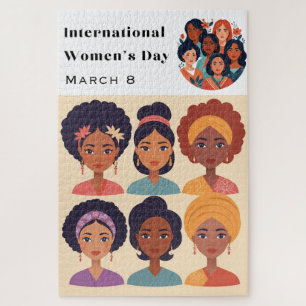 Internationaler Frauentag 8. März Puzzle