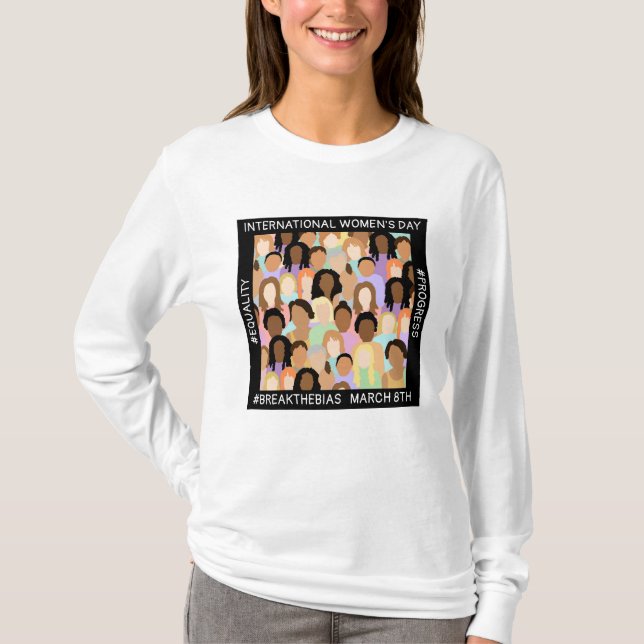 Internationaler Frauentag - 8. März T-Shirt (Vorderseite)