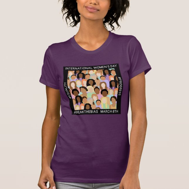 Internationaler Frauentag - 8. März T-Shirt (Vorderseite)