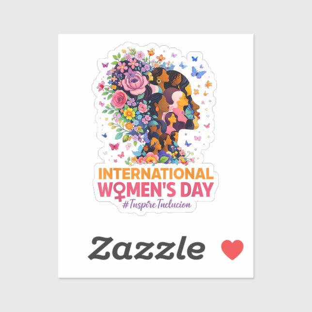 Internationaler Frauentag Aufkleber (Blatt)