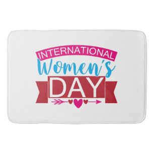 Internationaler Frauentag Badematte