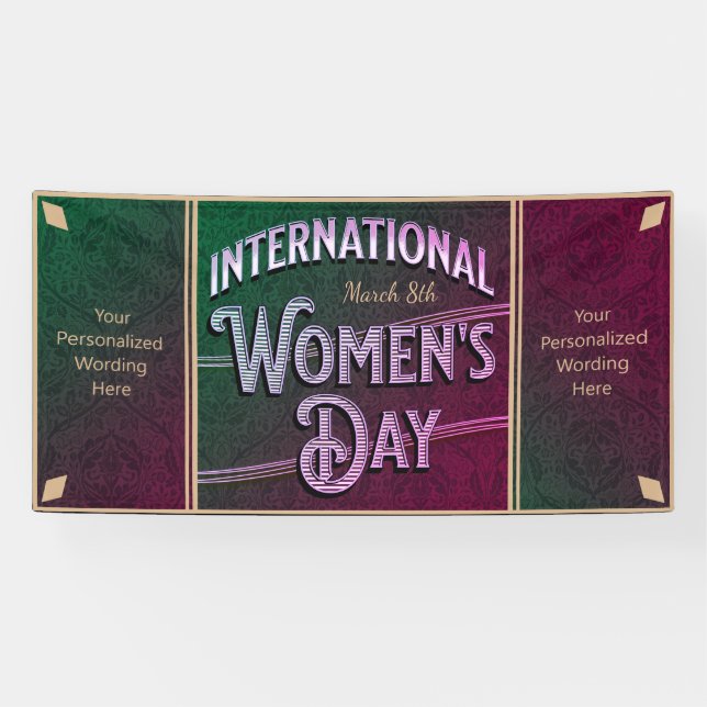 Internationaler Frauentag Banner (Horizontal)