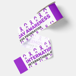 Internationaler Frauentag-Bewusstseinsmusterband Ripsband
