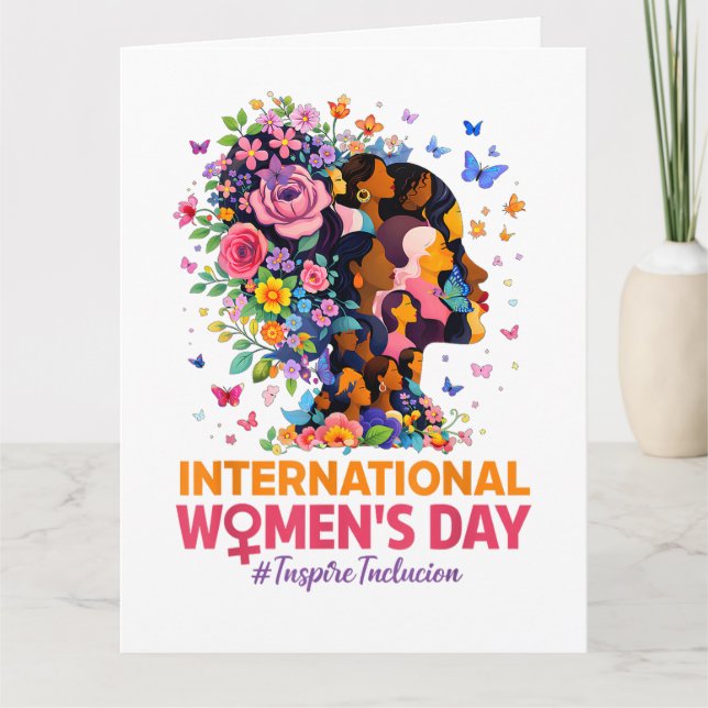 Internationaler Frauentag Dankeskarte (Vorderseite)