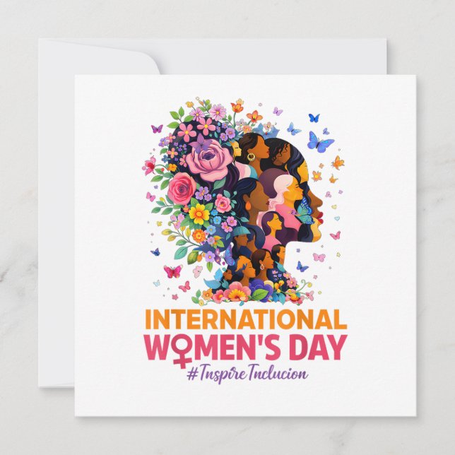 Internationaler Frauentag Einladung (Vorderseite)