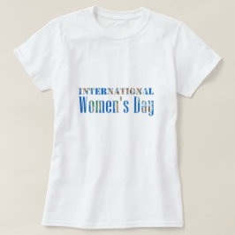Internationaler Frauentag - farbenfrohe Weltgeogra T-Shirt