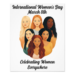 Internationaler Frauentag - Frauen feiern Fotodruck