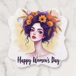 Internationaler Frauentag Geschenkanhänger