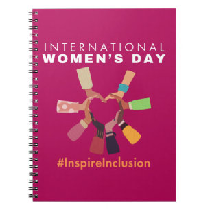 Internationaler Frauentag: inspirier der Integrati Notizblock