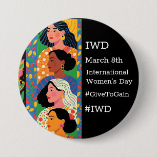 Internationaler Frauentag IWD #GivetoGain Button