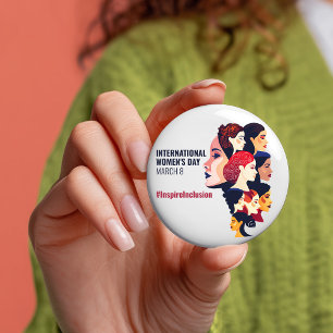 Internationaler Frauentag   IWD - MÄRZ 8 Button
