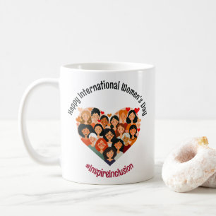 Internationaler Frauentag   IWD - MÄRZ 8   Herz Kaffeetasse