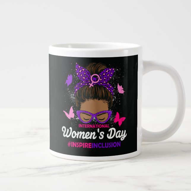 Internationaler Frauentag Jumbo-Tasse (Rechts)